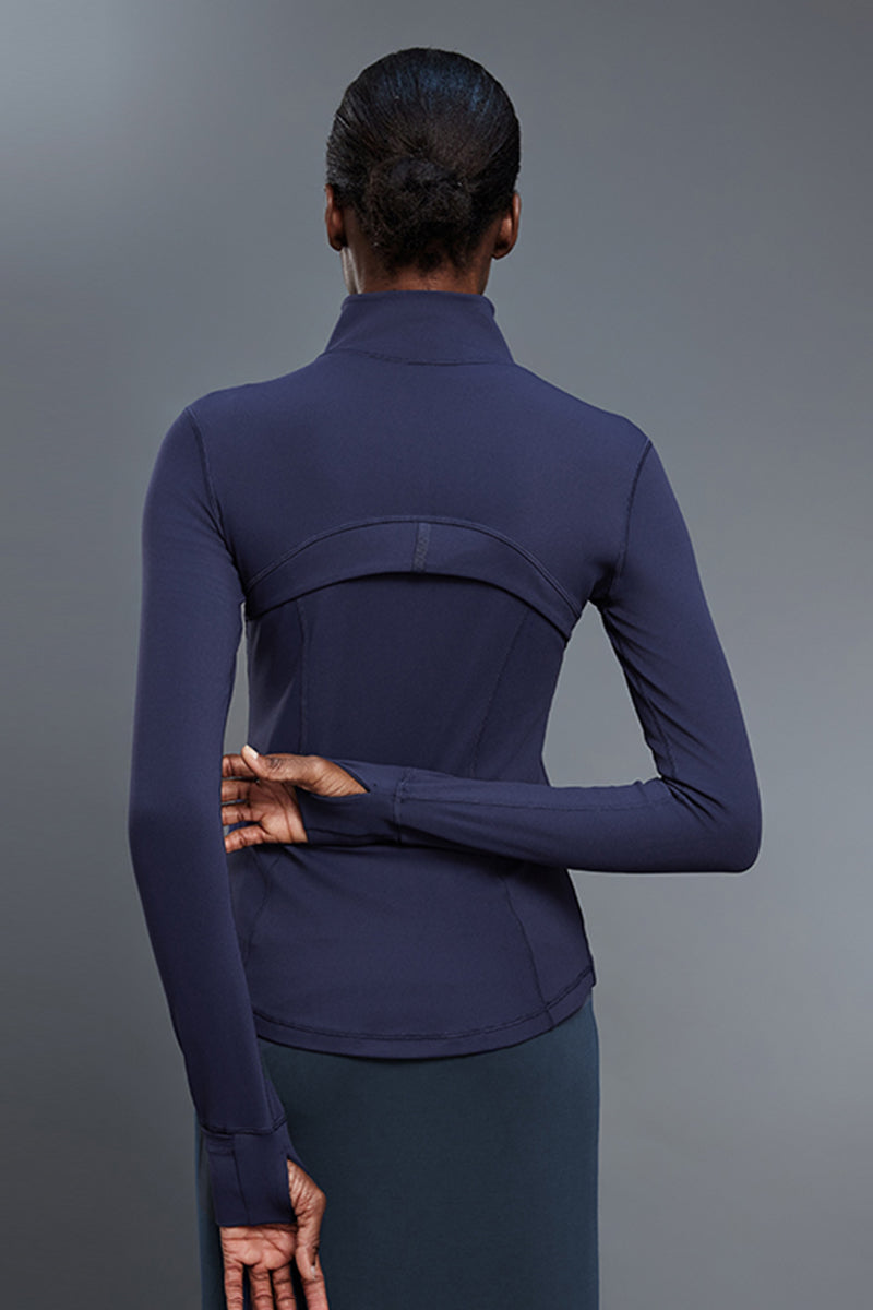 Women Slim-Fit Stretch Yoga Cycling Running Workout Jacket