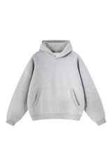 Unisex Fall/Winter Kangaroo Pocket Relaxed Fleece Hoodie