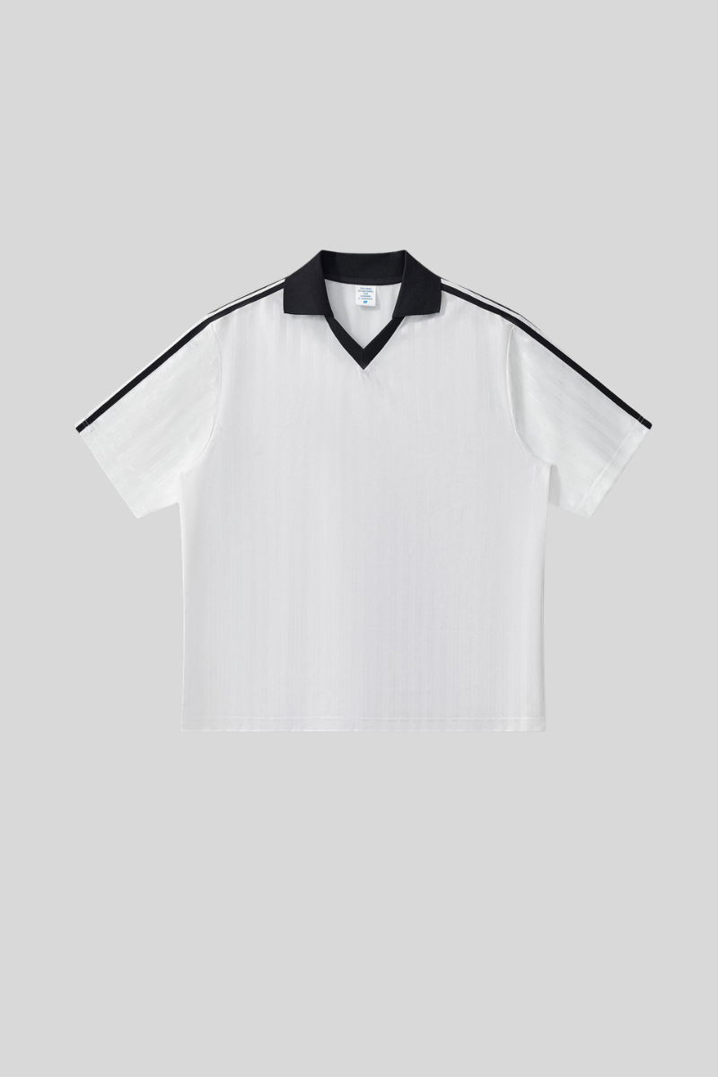 Unisex 165G lightweight retro V-neck sports jersey T-shirt