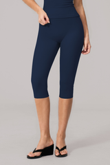 Women's Athletic Bare Feel High Waist Capri Yoga Leggings