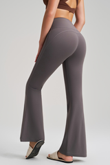 Women's high-waisted wide-leg yoga pants