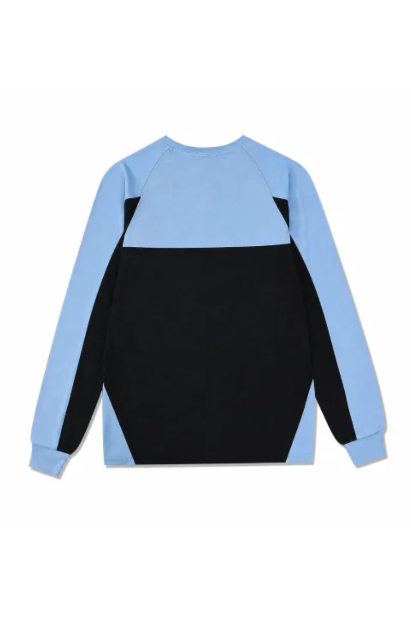 Men's Fall Color Block Raglan Long Sleeve Sports Jersey