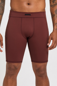 Men's Sports Sculpting Solid Side Pocket 5-inch Shorts