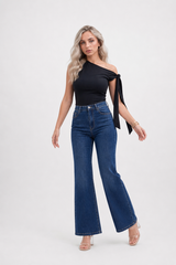 Women's Vintage Eelaxed Vootcut Wide Leg Jeans