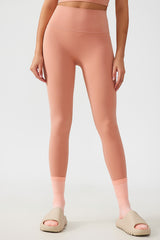 Women Free Size Nude Hip Lifting Shaping Fitness 9/10 Yoga Pants