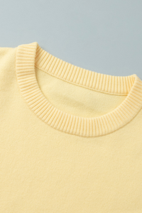 Letter-patterned jacquard sweater