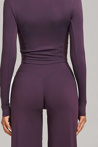 Women Naked Feel Flared Yoga Set