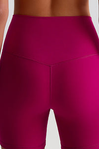 Women Outdoor Quick-Dry Naked Sensation Yoga Set: Cross-Back Slim-Fit Sports Bra + High-Waisted Sculpting Shorts