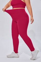 Plus Women's Sports Bra & Butt-Lifting Yoga Leggings Set