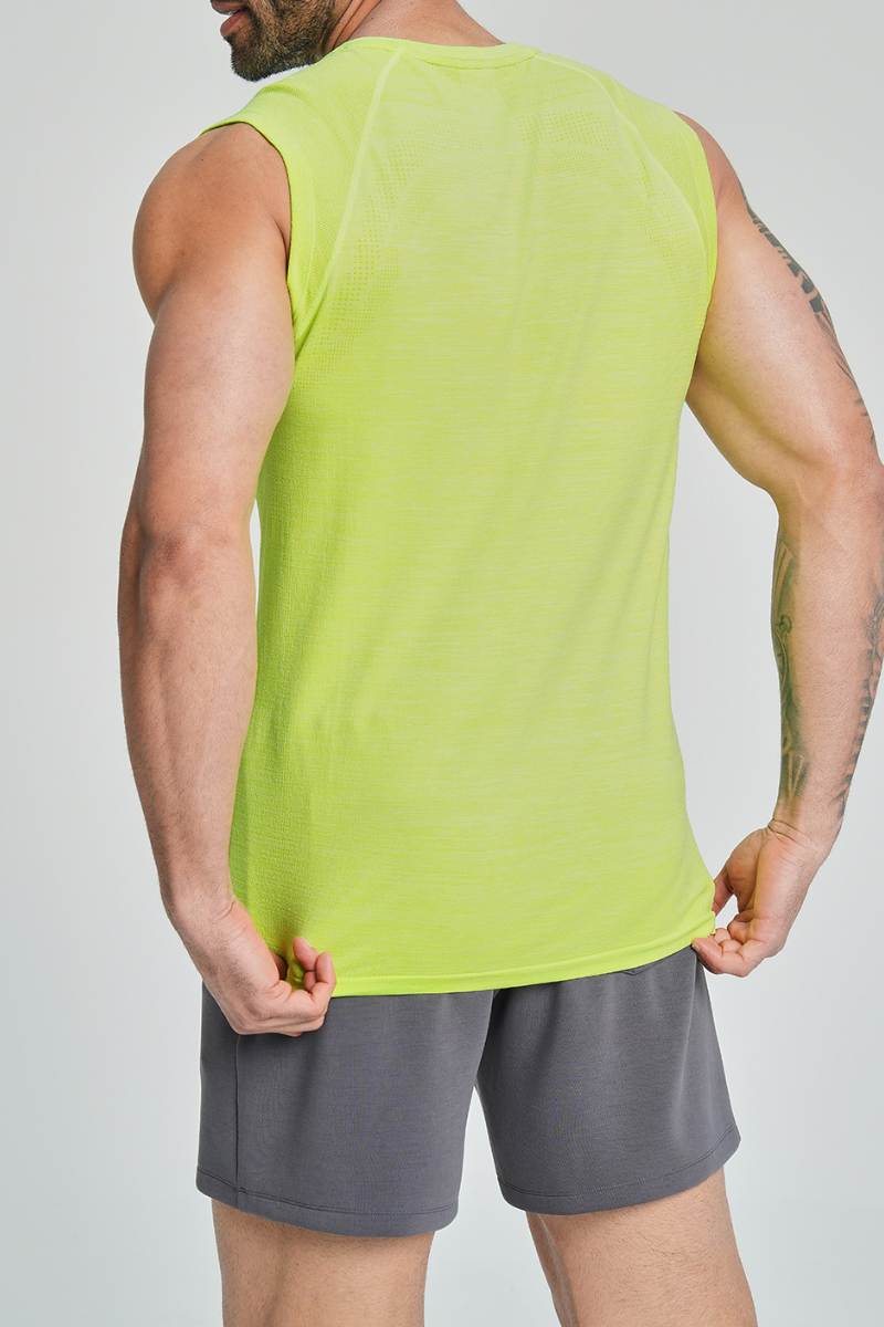 Men's Summer Soft Textured Quick Dry Sports Tank Top
