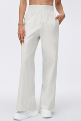 Women's Athletic Water-Resistant Quick-Dry Straight-Leg Pant