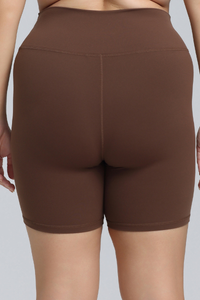Plus Size Women's High Waisted Soft Biker Sports Shorts
