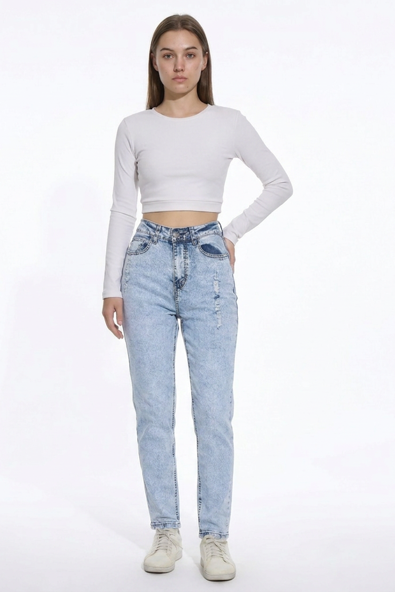 Women's Fall Vintage Distressed Slim Fit Jeans