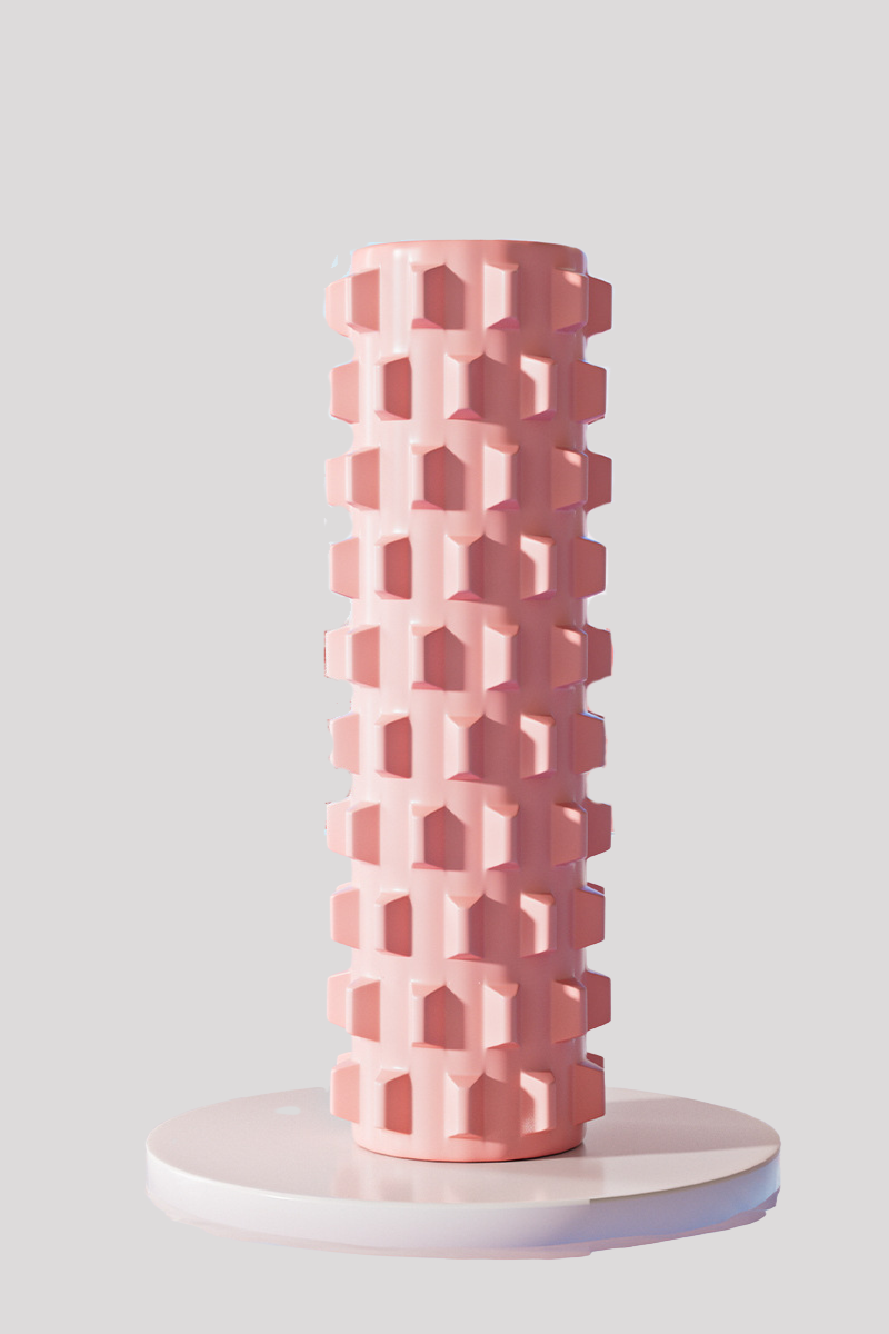 Grid Pattern Deep Tissue Foam Roller 1.48 Length