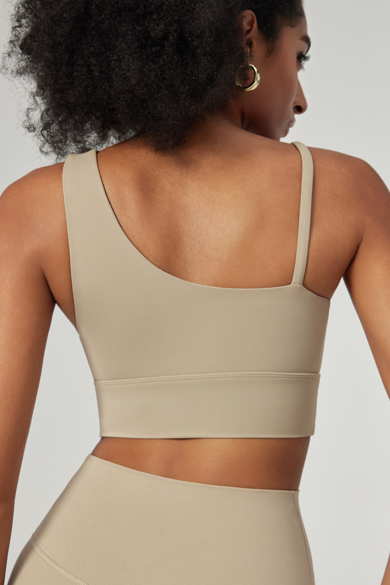 Women's Asymmetrical One-Shoulder Sports Bra
