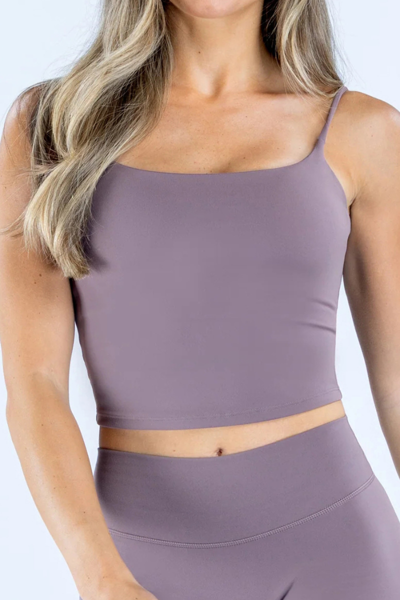 Women's U-neck Thin Straps Backless Sports Tank Top