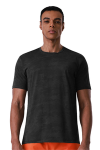 Men's Breathable Crew Neck Print Outdoor Athletic T-shirt