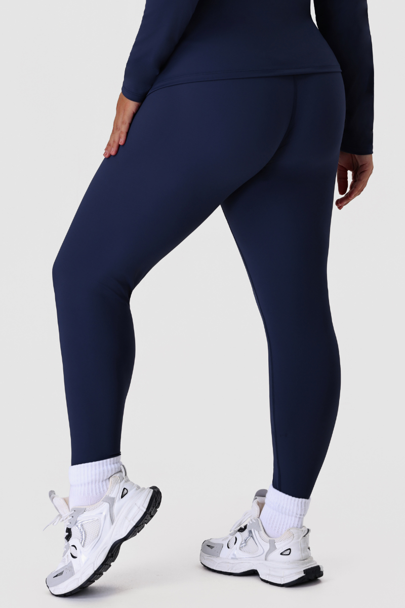 Plus Size Women's Mid-High Waist Athletic Yoga Leggings
