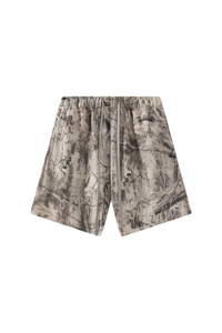 Men's Spring Tree Branch Camo Drawstring Casual Shorts