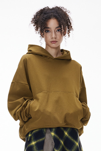 Women's Fall 380G Heavyweight Cropped Drop Shoulder Hoodie