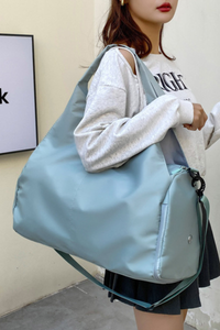 Women's Oxford Fabric Casual Large Shoulder Gym Bag