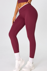 Women's Athletic Cross-Waist High Stretch Yoga Leggings