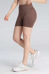 Women's Seamless  Quick-Dry 3D Lifting Sports Yoga Shorts