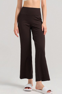 Women's Athletic Solid Quick-Dry Wide-Leg Yoga Pants
