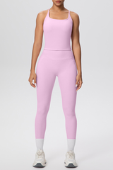 Women's Two Piece Set:High-elasticity Bra And Leggings