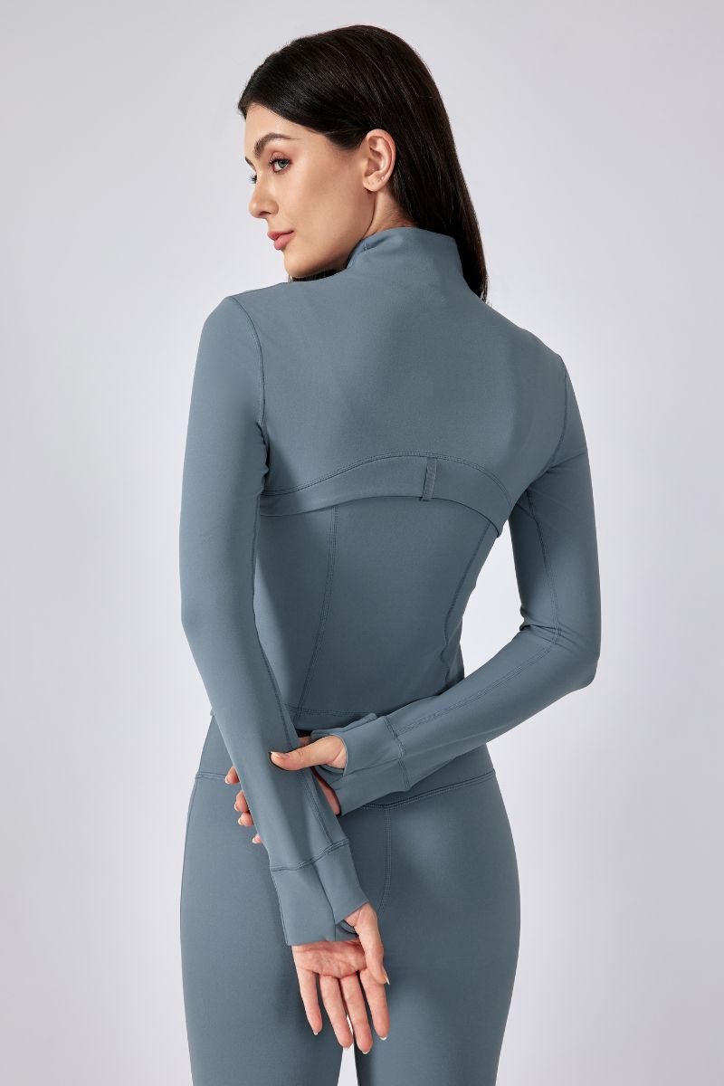 Women Breathable Fitness Active Yoga Jacket