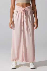 Women's Fall Soft Twisted High Waist Loose Wide Leg Pants