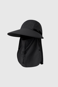 Summer Wide Brim Full Face Sun Protection Fisherman Hat