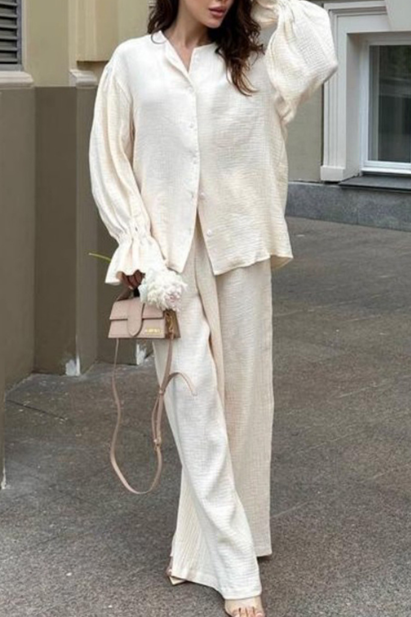 Lantern-style sleeve top set