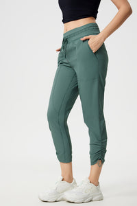 Women Straight Light Breathable Ice Feeling Slim Running Fitness Casual Sweatpants
