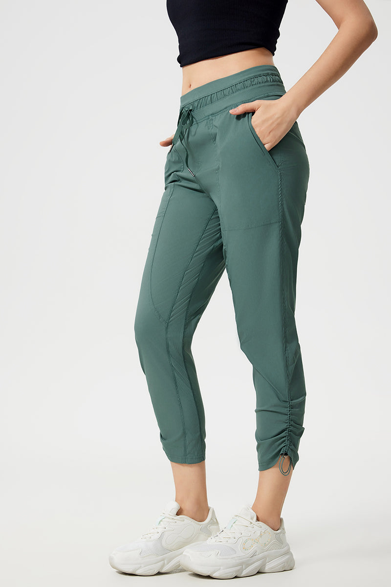 Women Straight Light Breathable Ice Feeling Slim Running Fitness Casual Sweatpants
