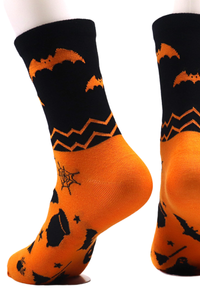 Unisex Halloween Festival Fun Print Mid-Calf Crew Socks