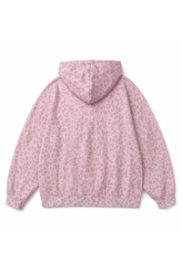 Women's Fall Leopard Print Coquette Style Hoodie