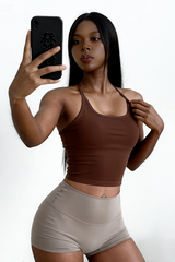 Women's quick-drying with chest pads sports suspenders
