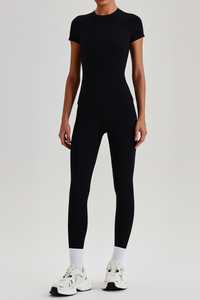 Women's Bare Feel  High Stretch T-shirt & Yoga Leggings Set