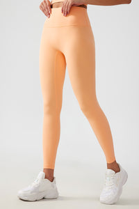 Women Free Size Nude Hip Lifting Shaping Fitness 9/10 Yoga Pants
