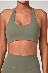 Women's Athletic U-neck Halterneck Breathable Yoga Bra