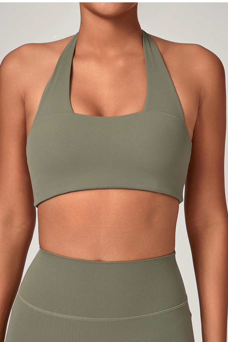 Women's Athletic U-neck Halterneck Breathable Yoga Bra