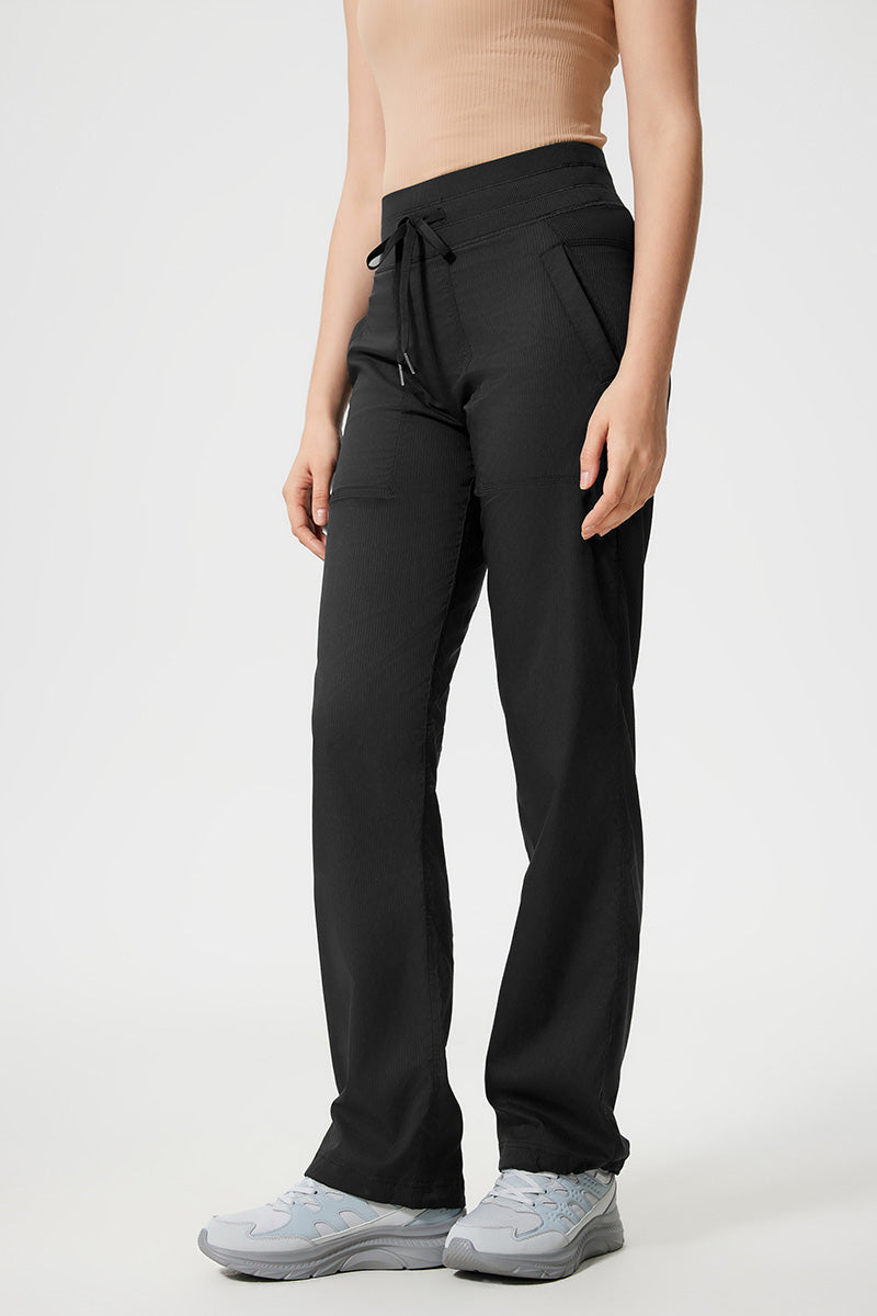 Women Straight Loose Quick Dry Breathable Commuter Running Sports Casual Fitness Yoga Pants