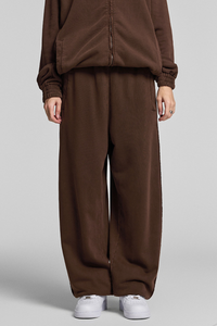 Faded, frayed-edged sweatpants