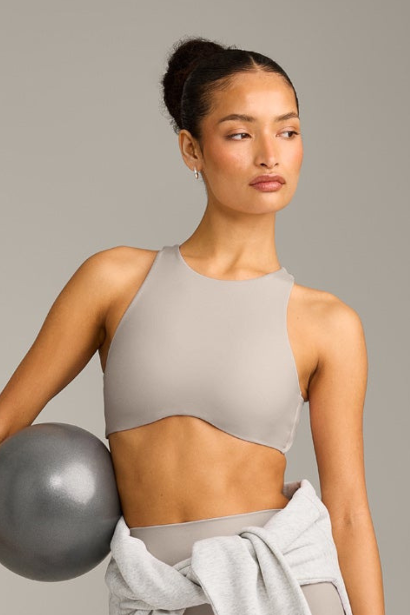 Women's High-Stretch Cutout Back Padded Sports Top
