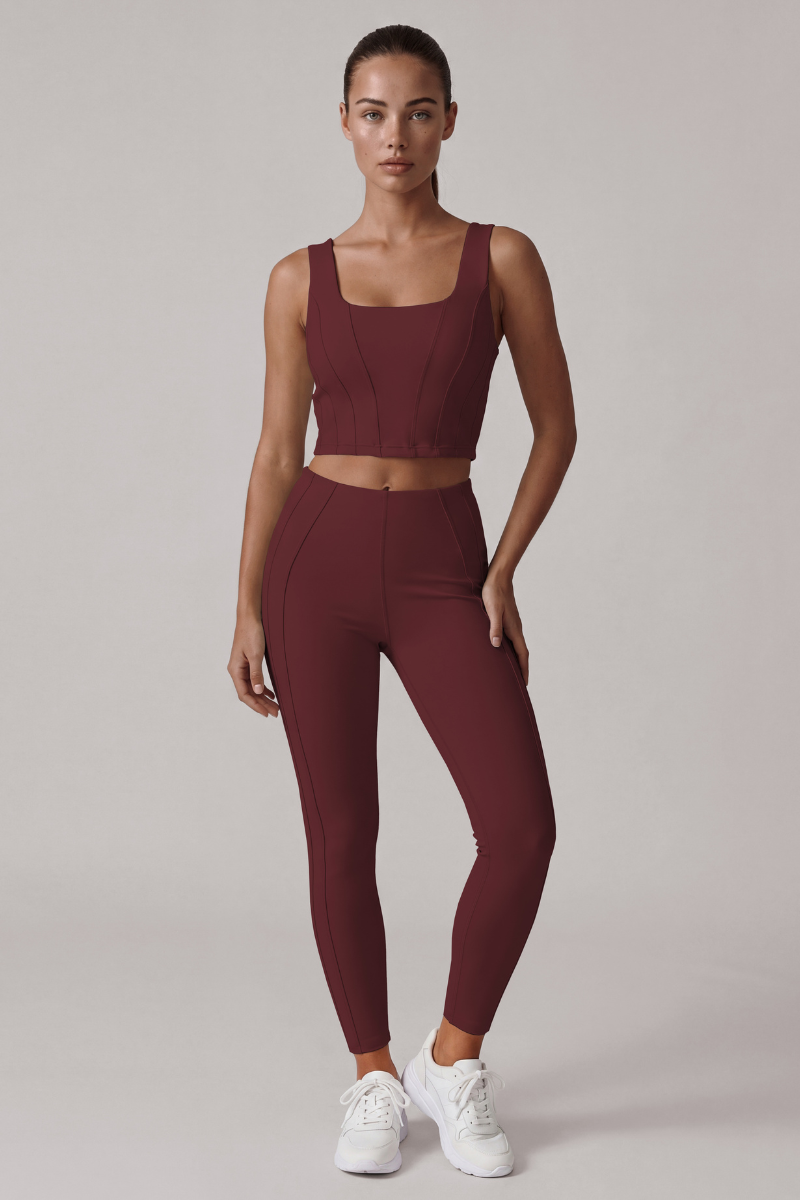 Women’s Wide Strap Bra And Leggings Sportswear Sets