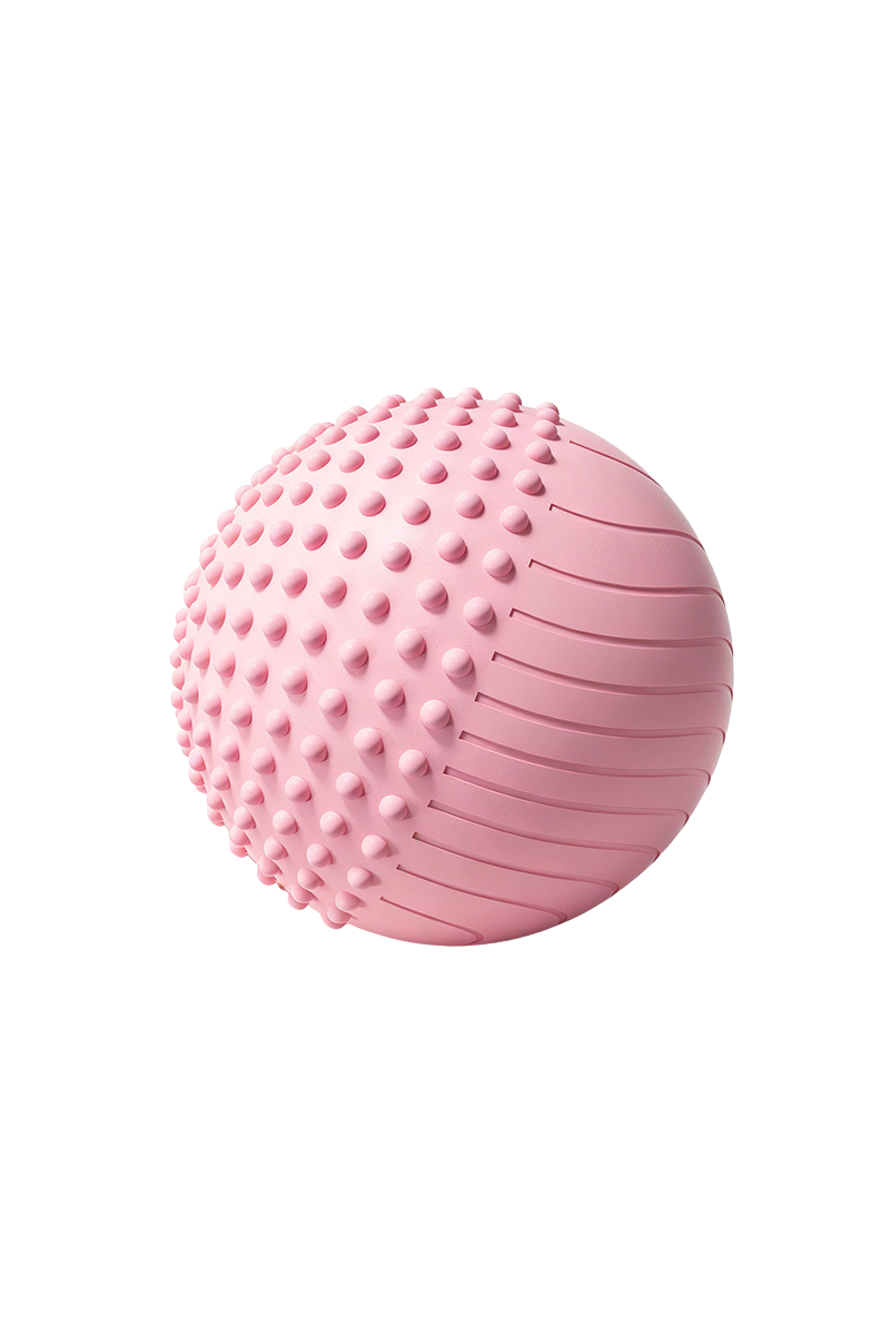 9.8" Textured Spiky Massage Yoga Fitness Ball