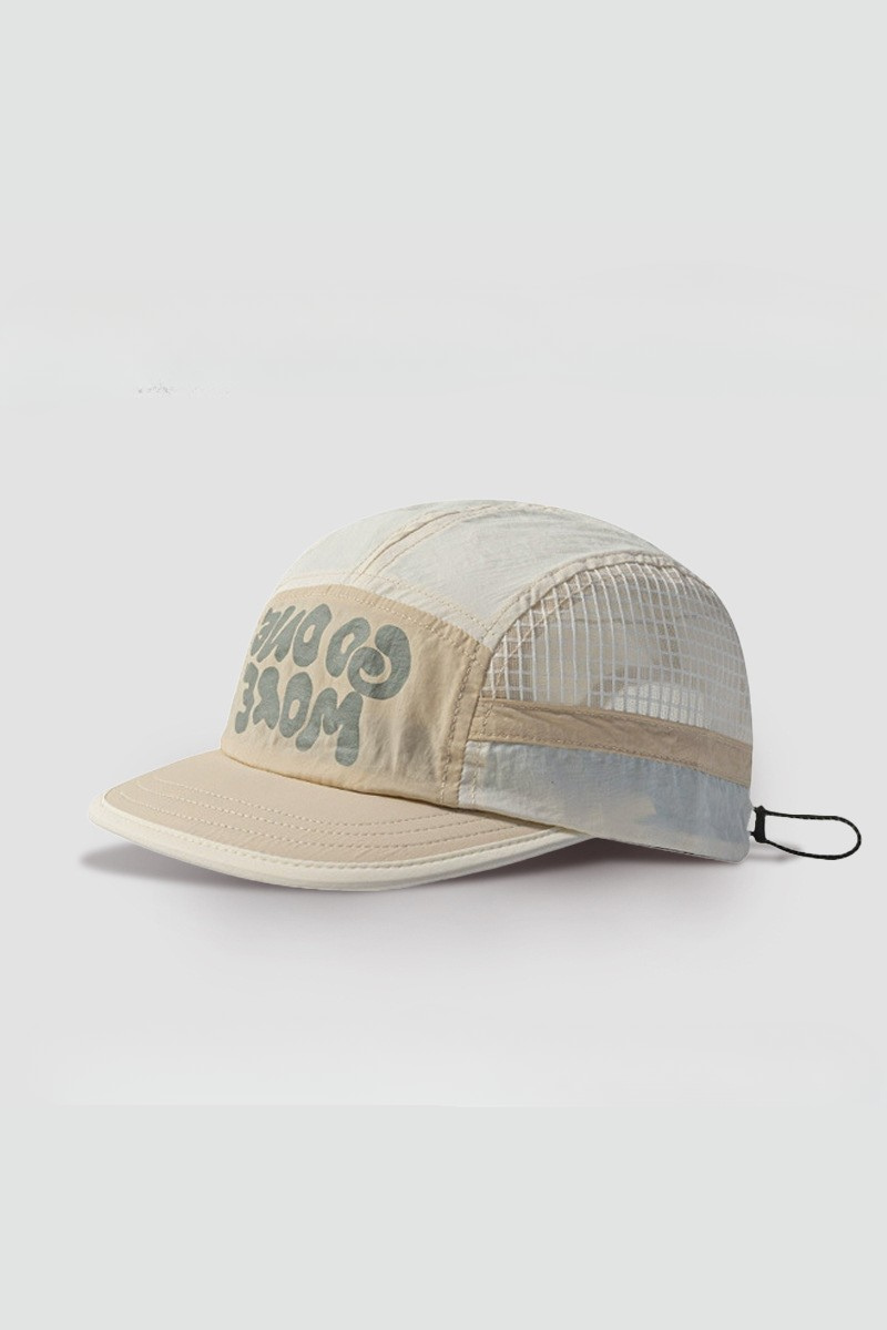 Summer Color-Block Mesh Patchwork Sun Protection Quick-Dry Outdoor Sports Cap