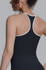 Women's Athletic Halterneck Racerback Sports Tank Top