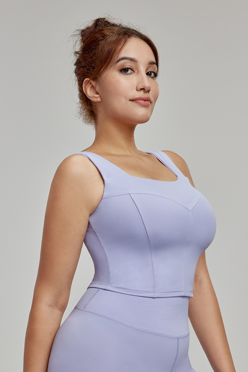 Plus Size Women Medium-Impact Waist-Slimming Sport Tank Top